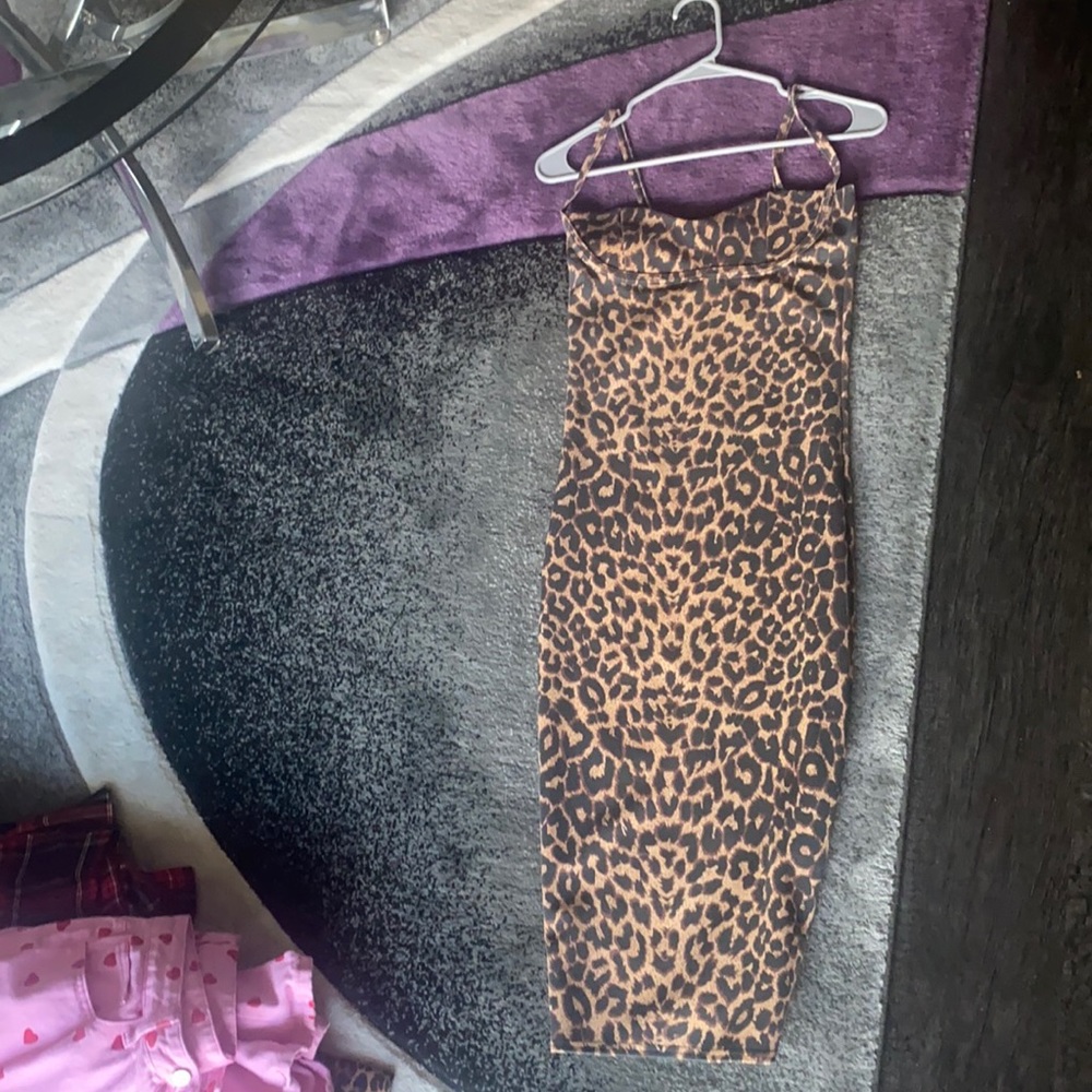 Cheetah print dress